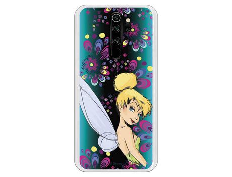 Funda para Xiaomi Redmi Note 8 Pro Oficial de Disney Campanilla Flores - Peter Pan