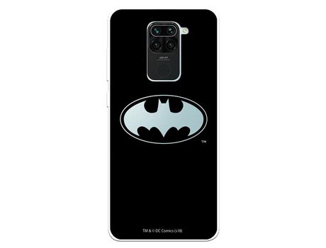 Funda para Xiaomi Redmi Note 9 Oficial de DC Comics Batman Logo Transparente - DC Comics
