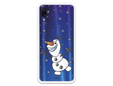 Funda para Xiaomi Redmi Note 7 Oficial de Disney Olaf Transparente - Frozen