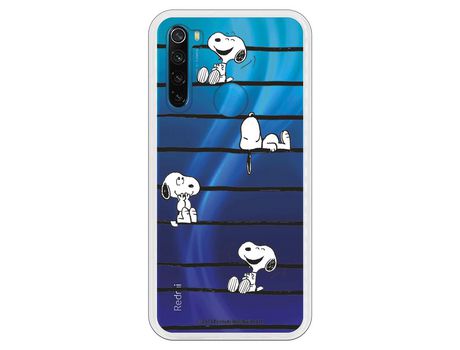 Funda para Xiaomi Redmi Note 8 Oficial de Peanuts Snoopy rayas - Snoopy