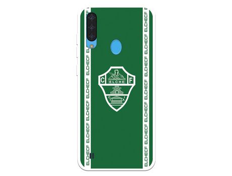Funda para ZTE Blade A7 2020 del Elche CF Escudo Fondo Verde - Licencia Oficial Elche CF