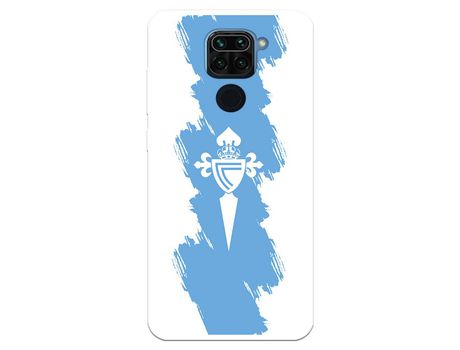 Funda para Xiaomi Redmi Note 9 del Celta Escudo Trazo azul - Licencia Oficial RC Celta