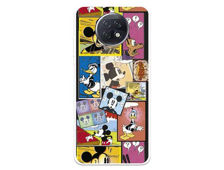 Funda para Xiaomi Redmi Note 9T Oficial de Disney Mickey Comic - Clásicos Disney