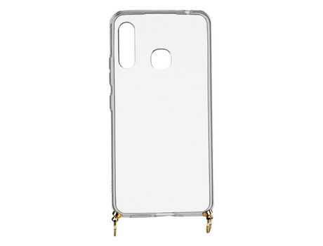 Funda Silicona Colgante Transparente para Samsung Galaxy A70e