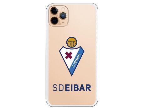 Funda para iPhone 11 Pro Max del Eibar Escudo Transparente - Licencia Oficial SD Eibar