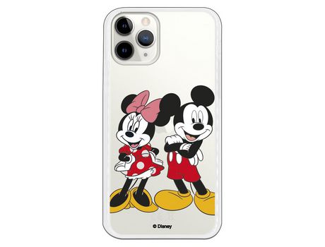 Funda para iPhone 11 Pro Oficial de Disney Mickey y Minnie Posando - Clásicos Disney