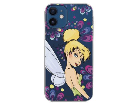 Funda para iPhone 12 Mini Oficial de Disney Campanilla Flores - Peter Pan