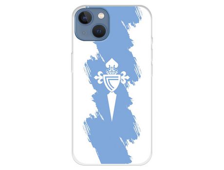Funda para iPhone 13 del Celta Escudo Trazo azul - Licencia Oficial RC Celta