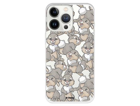 Funda para iPhone 13 Pro Oficial de Disney Tambor Patrones - Bambi
