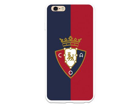 Funda para iPhone 6 Plus del Osasuna Escudo Fondo Bicolor - Licencia Oficial CA Osasuna