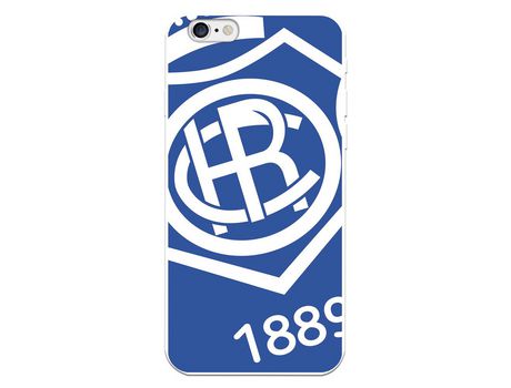 Funda para iPhone 6S del Recre Escudo Fondo azul - Licencia Oficial Real Club Recreativo de Huelva