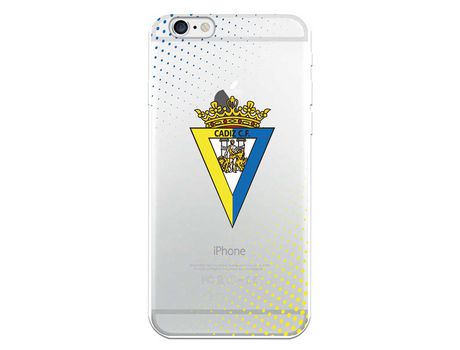 Funda para iPhone 6S del Cádiz Escudo Transparente - Licencia Oficial