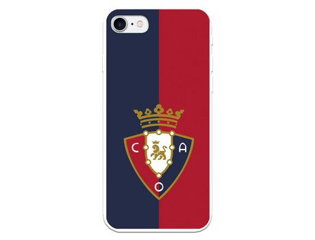 Funda para iPhone 7 del Osasuna Escudo Fondo Bicolor - Licencia Oficial CA Osasuna