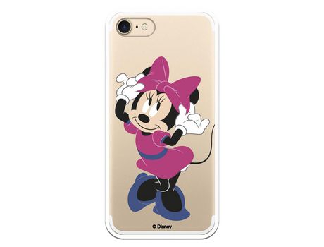 Funda para iPhone 7 Oficial de Disney Minnie Rosa - Clásicos Disney