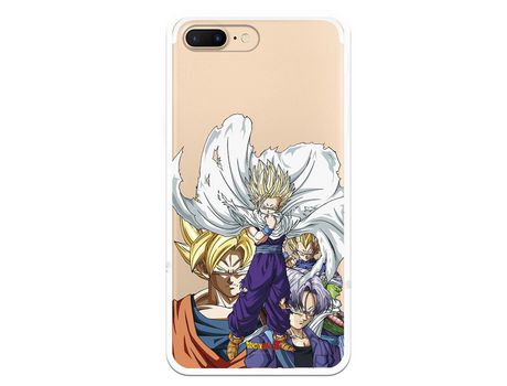 Funda para iPhone 8 Plus Oficial de Dragon Ball Guerreros Saiyans - Dragon Ball