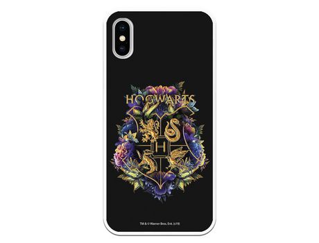 Funda para iPhone X Oficial de Harry Potter Hogwarts Floral - Harry Potter