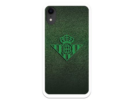 Funda para iPhone XR del Betis Escudo Verde Fondo trama - Licencia Oficial