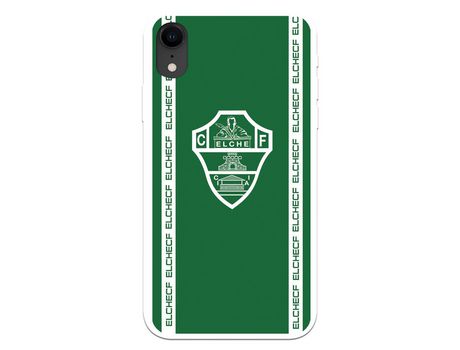 Funda para iPhone XR del Elche CF Escudo Fondo Verde - Licencia Oficial Elche CF