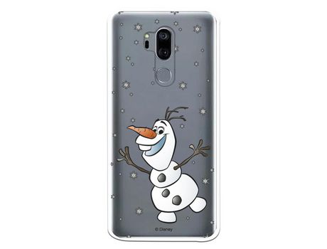 Funda para LG G7 Oficial de Disney Olaf Transparente - Frozen