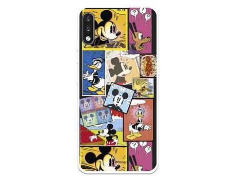 Funda para LG K22 Oficial de Disney Mickey Comic - Clásicos Disney