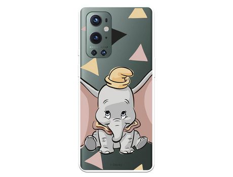 Funda para OnePlus 9 Pro Oficial de Disney Dumbo Silueta Transparente - Dumbo