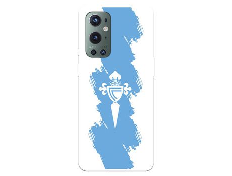 Funda para OnePlus 9 Pro del Celta Escudo Trazo azul - Licencia Oficial RC Celta
