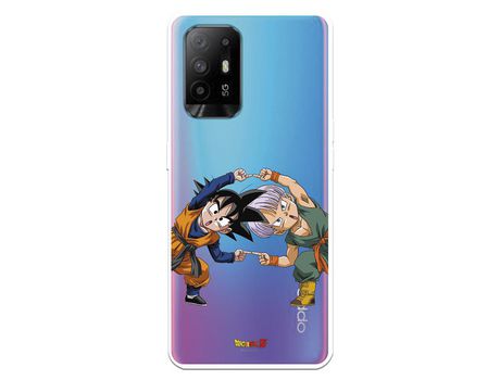 Funda para Oppo A74 4G Oficial de Dragon Ball Goten y Trunks Fusión