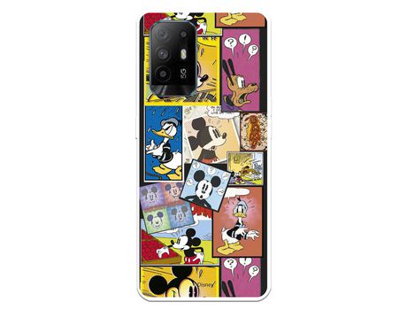 Funda para Oppo A74 4G Oficial de Disney Mickey Comic - Clásicos Disney