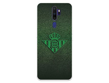 Funda para Oppo A9 2020 del Betis Escudo Verde Fondo trama - Licencia Oficial