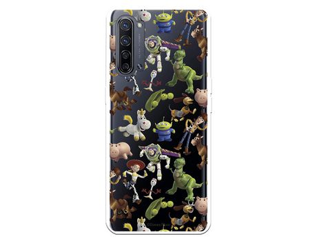 Funda para Oppo Find X2 Neo Oficial de Disney Muñecos Toy Story Siluetas - Toy Story