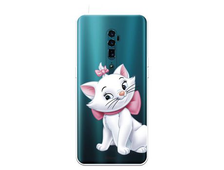 Funda para Oppo Reno 10x Zoom Oficial de Disney Marie Silueta - Los Aristogatos