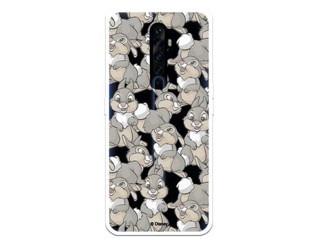 Funda para Oppo Reno 2Z Oficial de Disney Tambor Patrones - Bambi