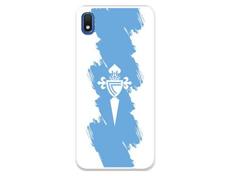 Funda para Samsung Galaxy A10 del Celta Escudo Trazo azul - Licencia Oficial RC Celta