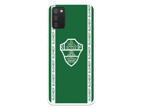 Funda para Samsung Galaxy A02s del Elche CF Escudo Fondo Verde - Licencia Oficial Elche CF