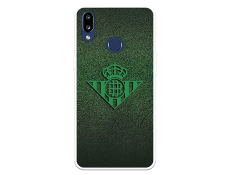 Funda para Samsung Galaxy A10s del Betis Escudo Verde Fondo trama - Licencia Oficial