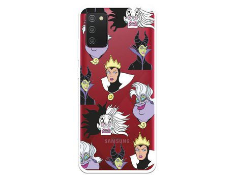 Funda para Samsung Galaxy A02s Oficial de Disney Villanas Patrón