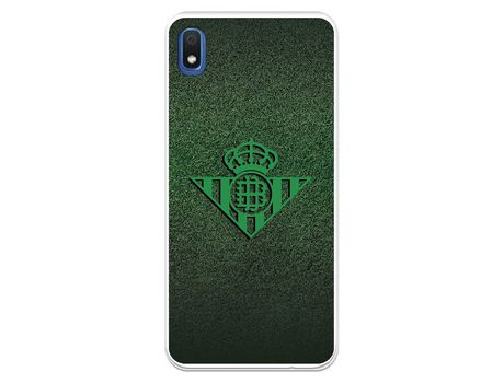 Funda para Samsung Galaxy A10 del Betis Escudo Verde Fondo trama - Licencia Oficial