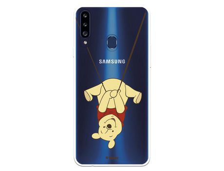 Funda para Samsung Galaxy A20S Oficial de Disney Winnie Columpio - Winnie The Pooh