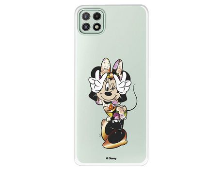 Funda para Samsung Galaxy A22 5G Oficial de Disney Minnie Posando - Clásicos Disney