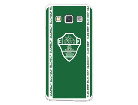 Funda para Samsung Galaxy A3 del Elche CF Escudo Fondo Verde - Licencia Oficial Elche CF