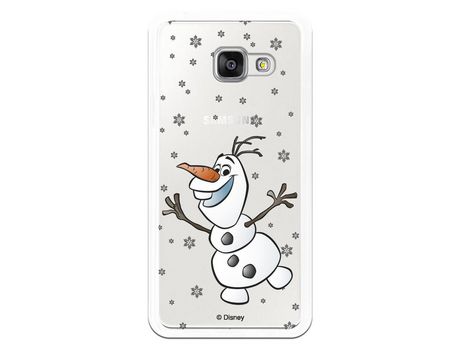 Funda para Samsung Galaxy A3 2016 Oficial de Disney Olaf Transparente - Frozen