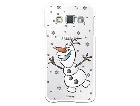 Funda para Samsung Galaxy A3 Oficial de Disney Olaf Transparente - Frozen