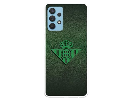 Funda para Samsung Galaxy A32 4G del Betis Escudo Verde Fondo trama - Licencia Oficial