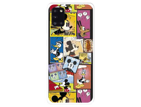 Funda para Samsung Galaxy A31 Oficial de Disney Mickey Comic - Clásicos Disney