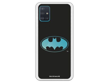 Funda para Samsung Galaxy A51 5G Oficial de DC Comics Batman Logo Transparente - DC Comics