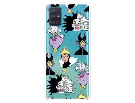 Funda para Samsung Galaxy A51 Oficial de Disney Villanas Patrón