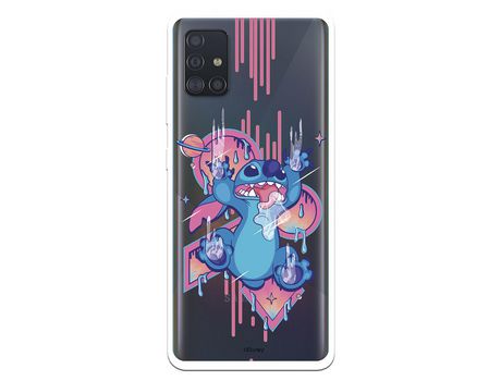 Funda para Samsung Galaxy A51 Oficial de Disney Stitch Graffiti - Lilo & Stitch