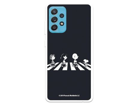 Funda para Samsung Galaxy A52 5G Oficial de Peanuts Personajes Beatles - Snoopy