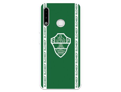 Funda para Samsung Galaxy A70e del Elche CF Escudo Fondo Verde - Licencia Oficial Elche CF