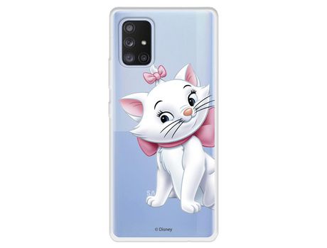 Funda para Samsung Galaxy A71 5G Oficial de Disney Marie Silueta - Los Aristogatos